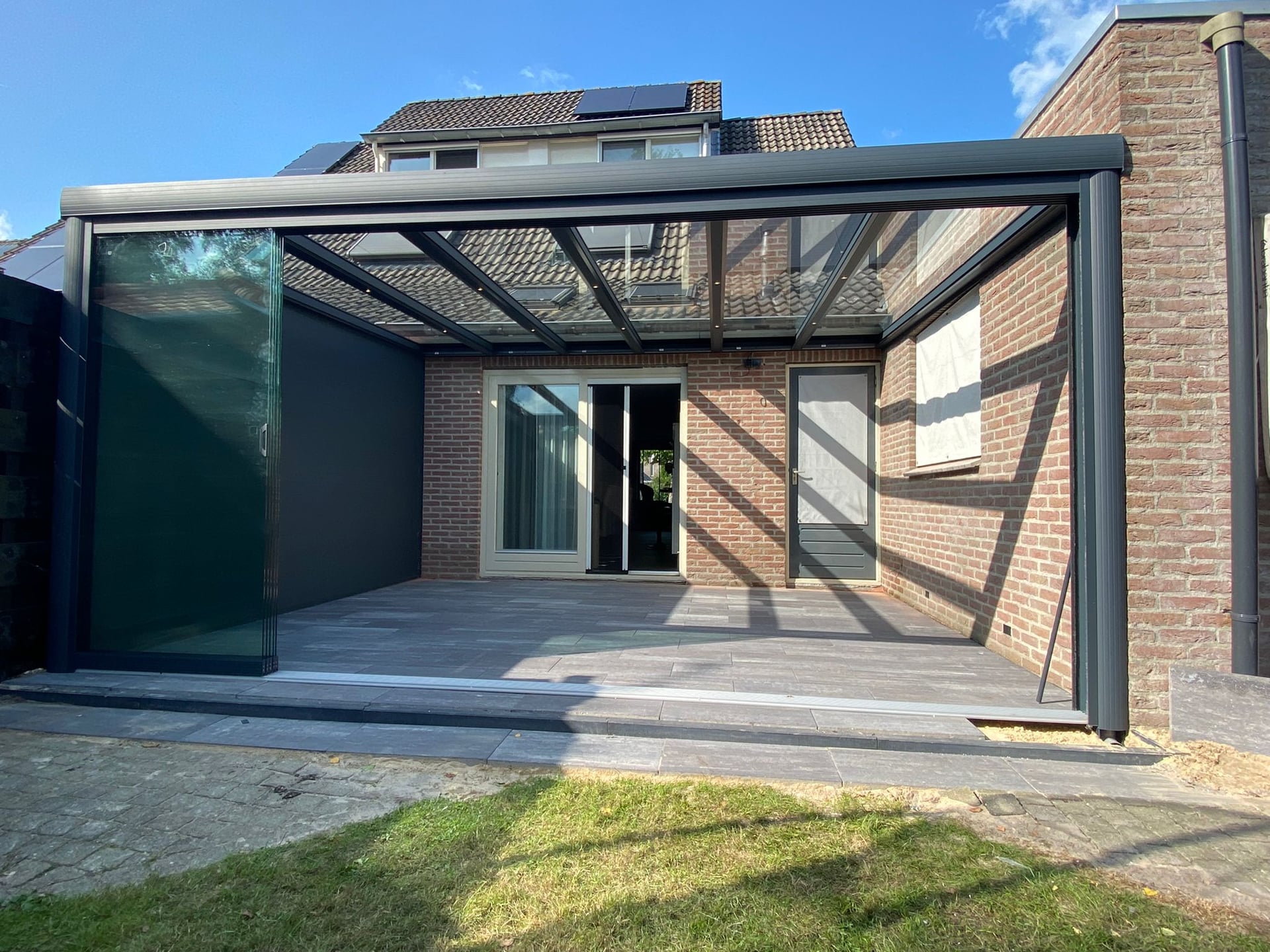 Glas Dak Terrasoverkapping 300 × 300 cm - Image 5