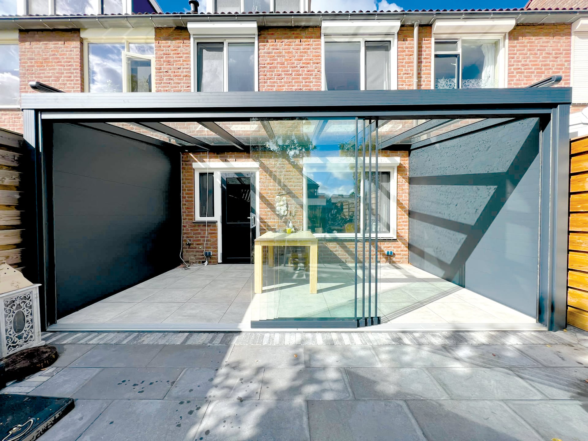 Glas Dak Terrasoverkapping 300 × 300 cm - Image 6