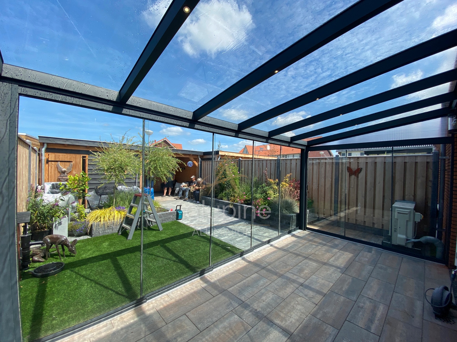 Glas Dak Terrasoverkapping 600 × 300 cm - Image 3