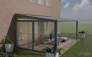 Aluminium schuifpui