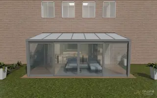 Aluminium schuifpui