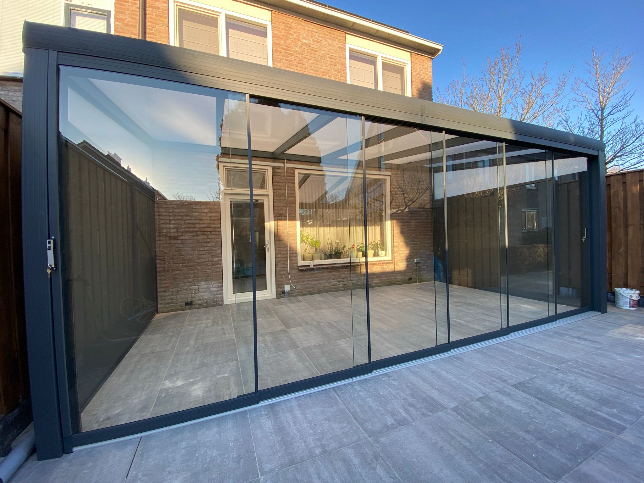 Helder glas detail