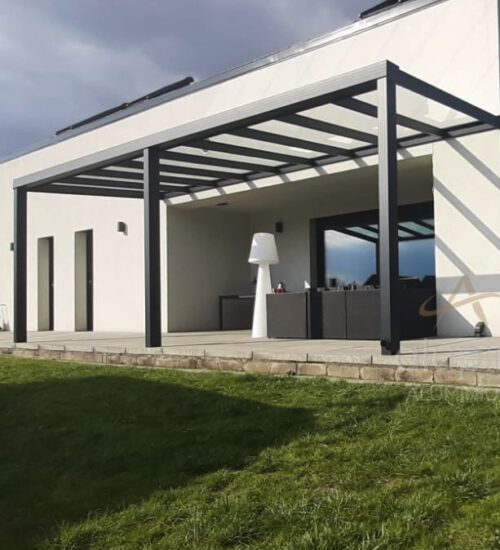 Terrasoverkapping 3.06 x 3.5 meter met polycarbonaat dak - Afbeelding 12