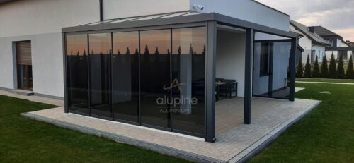 Terrasoverkapping 3.06 x 3.5 meter met polycarbonaat dak - Afbeelding 13