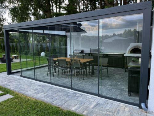 Terrasoverkapping 3.06 x 3.5 meter met polycarbonaat dak - Afbeelding 15